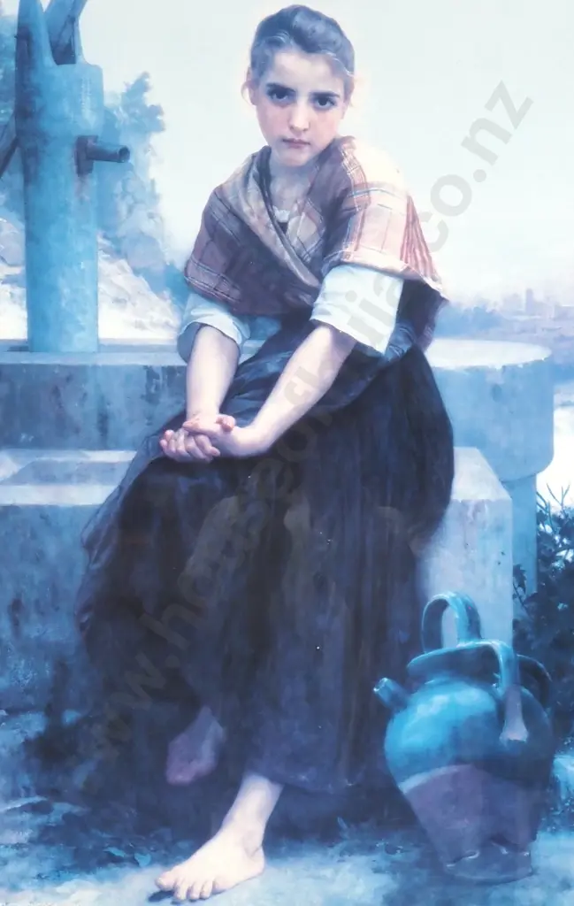 William-Adolphe Bouguereau - The Broken Pitcher, Print Image 1++