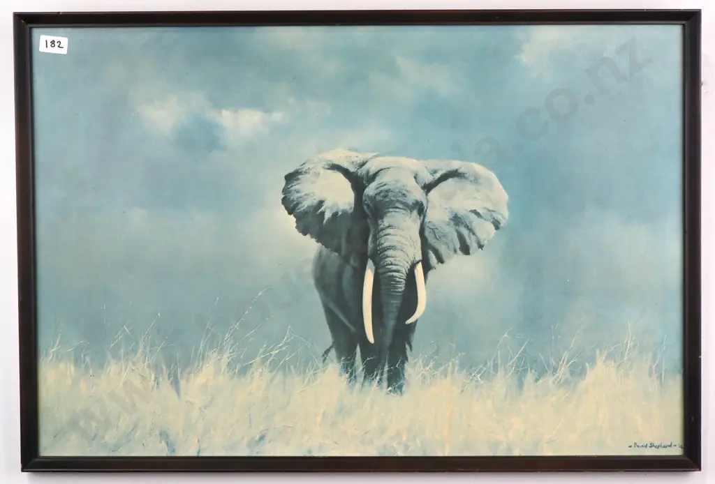 David Shepherd, Wise Old Elephant, Print Image 1++