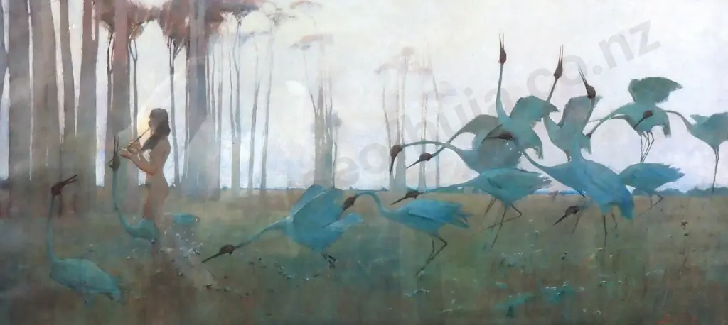 Sydney Long: The Spirit of the Planes, Print Image 1++