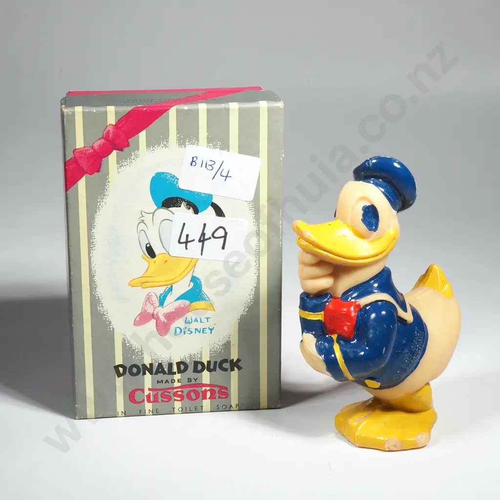 Vintage Donald Duck Soap By Cussons in the 1950's, In Unused Original Condition & w Box Image 1++