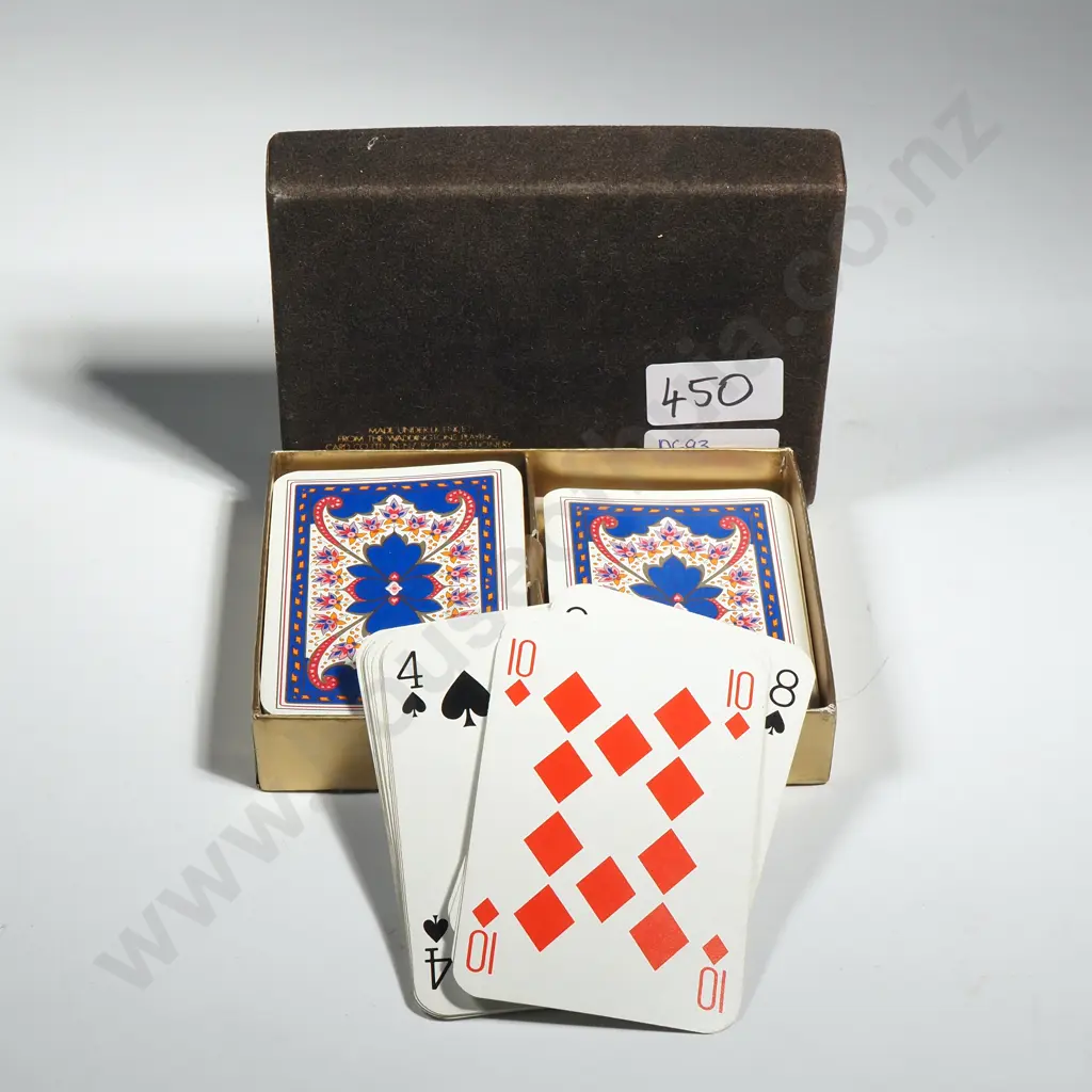 Pair Of Boxed Waddingtons Playing Cards By DRG Stationary Image 1++