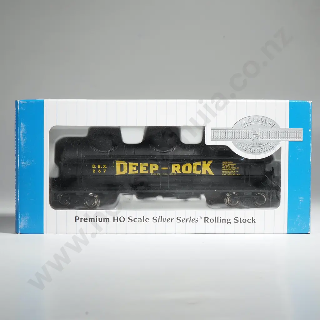 Bachmann HO Scale Silver Series Rolling Stock 40' Dome Tank Cars - Deep Rock Image 1++