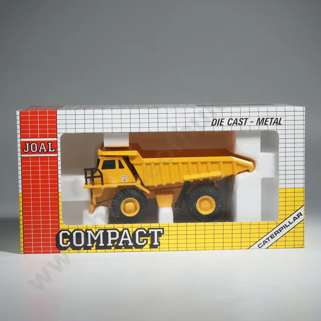 Boxed Vintage Joal Diecast Caterpillar Compact Dumper Truck -Boxed Image 1++