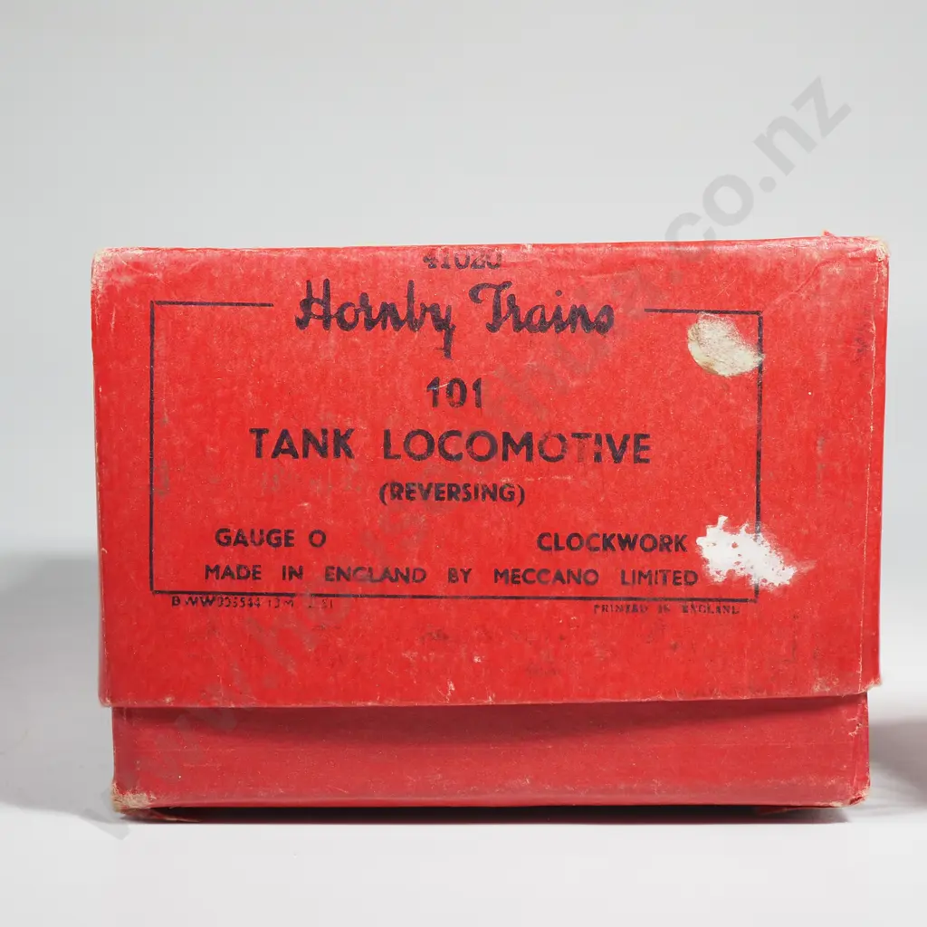 Boxed Clockwork Hornby Train 101 Tank Locomotive (Reversing)  OO Gauge Image 1++