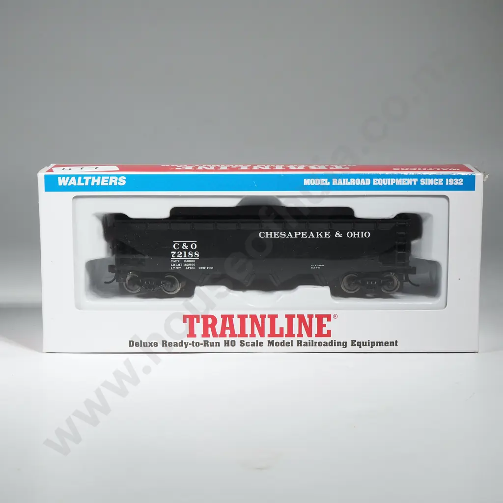 Trainline HO-40' Offset Quad Hopper Rolling Stock Chesapeake & Ohio Image 1++