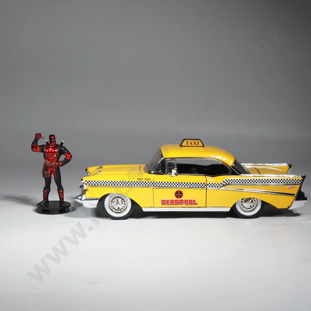 Deadpool & 1957 Chevy Bel Air Image 1++