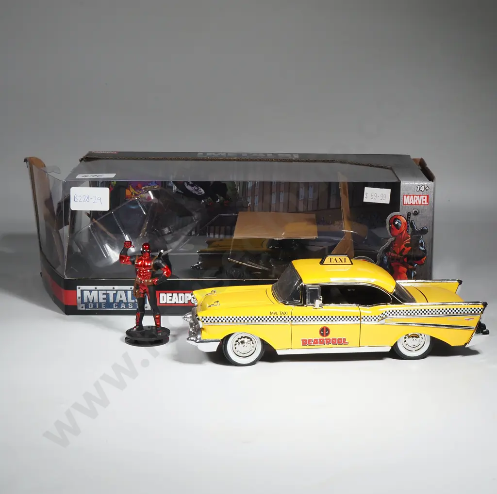 Deadpool & 1957 Chevy Bel Air Image 1++