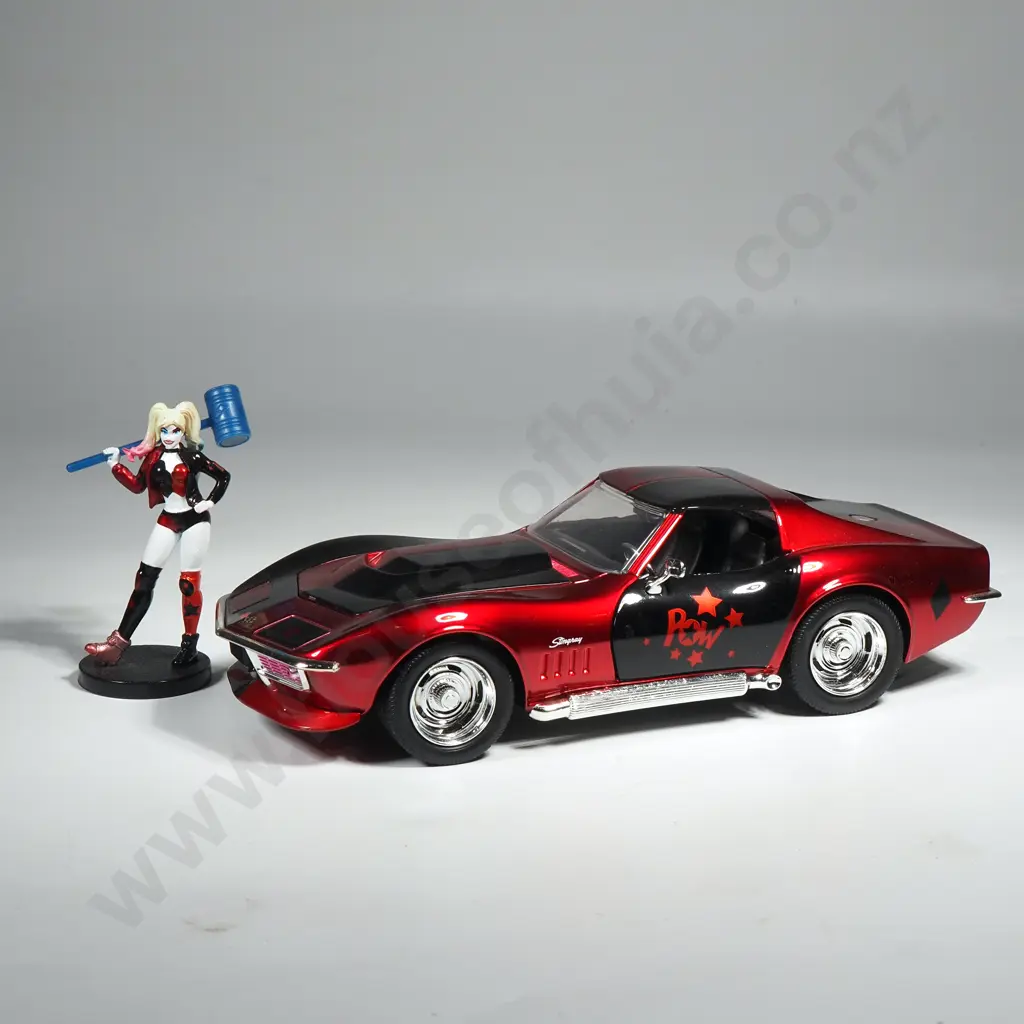 Harley Quinn & 1969 Chevy Corvette Stingray Image 1++
