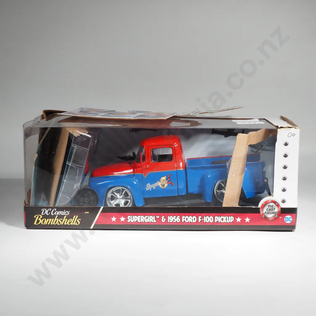 Supergirl & 1956 Ford F-100 Pickup Image 1++