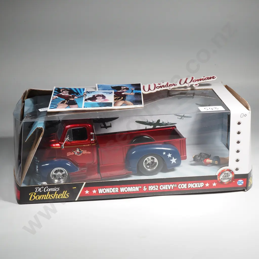 Wonder Woman 1952 Chevy Coe Pickup & DVD Image 1++