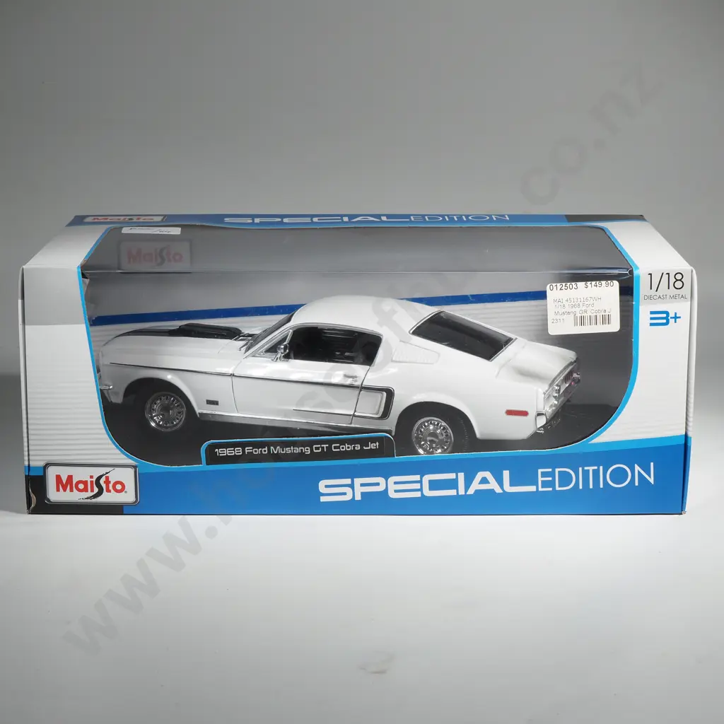 1968 Ford Mustang GT Cobra Jet 1:18 Image 1++