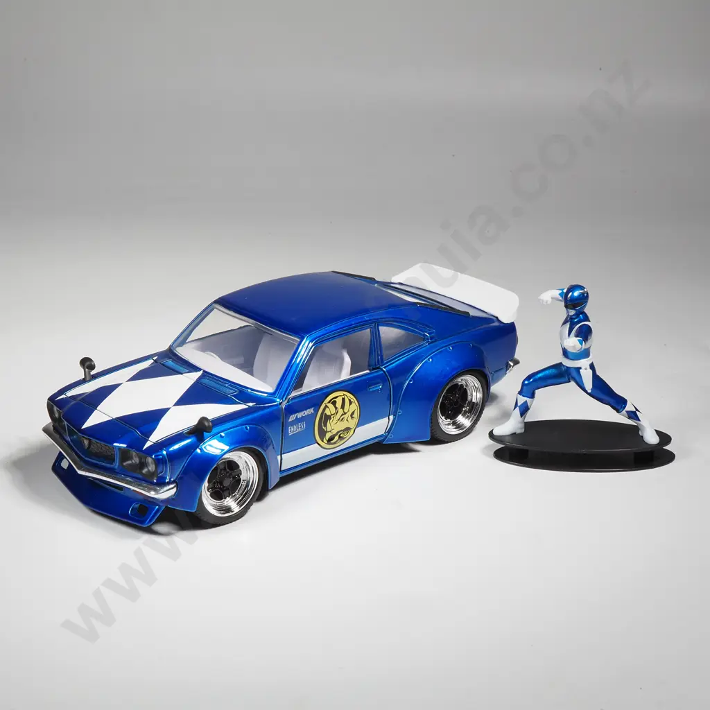 1974 Mazda RX-3 & Blue Power Ranger Image 1++