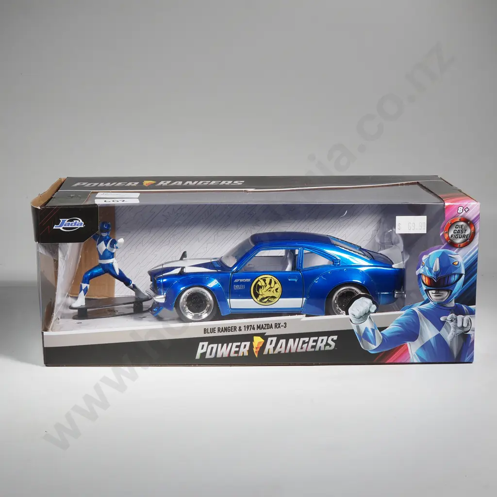 1974 Mazda RX-3 & Blue Power Ranger Image 1++