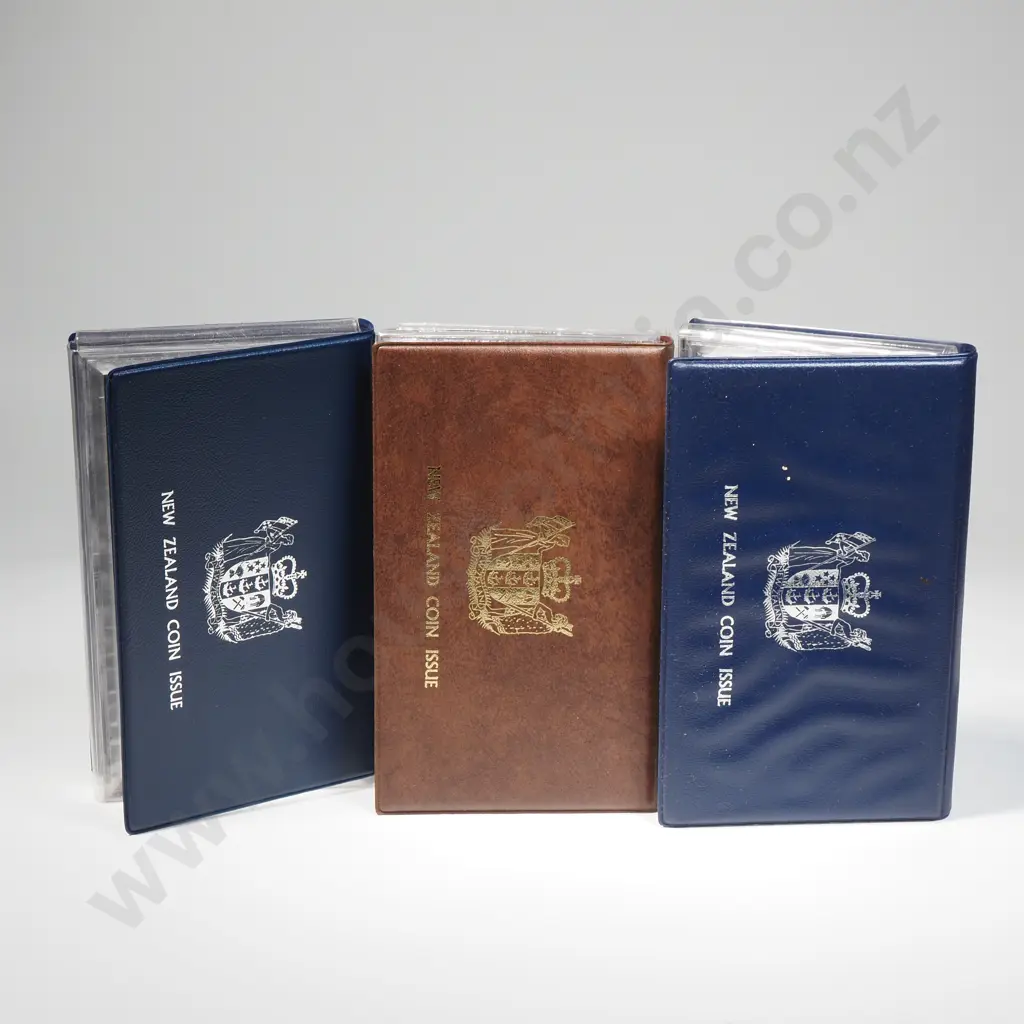 Three New Zealand Proof Sets in Hard Cases Image 1++