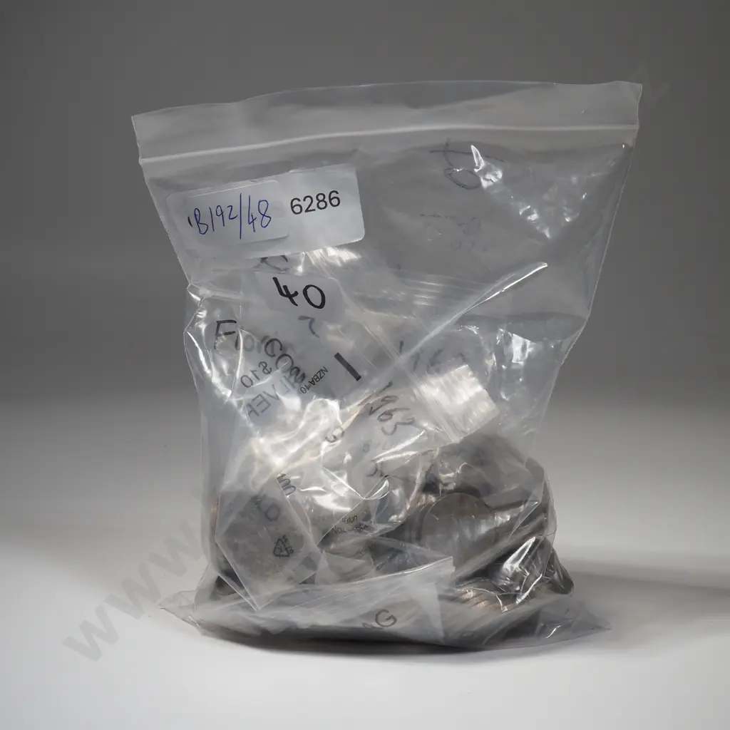 1.9 KG of New Zealand Post- 1947 Florins - Bagged by Year Image 1++