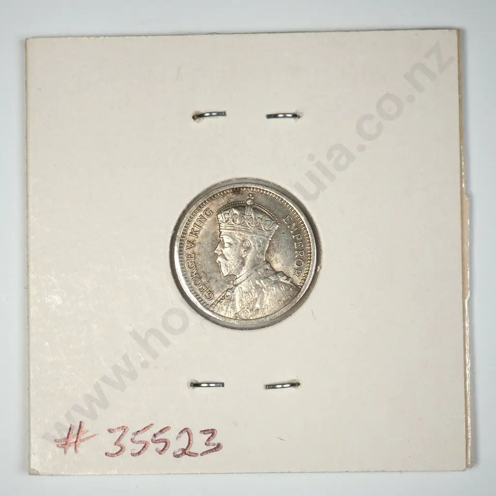 1936 New Zealand Threepence - Better Grade Image 1++