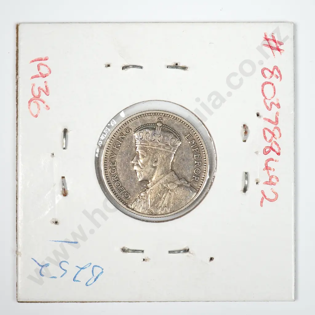 1936 New Zealand Sixpence - Better Grade Image 1++