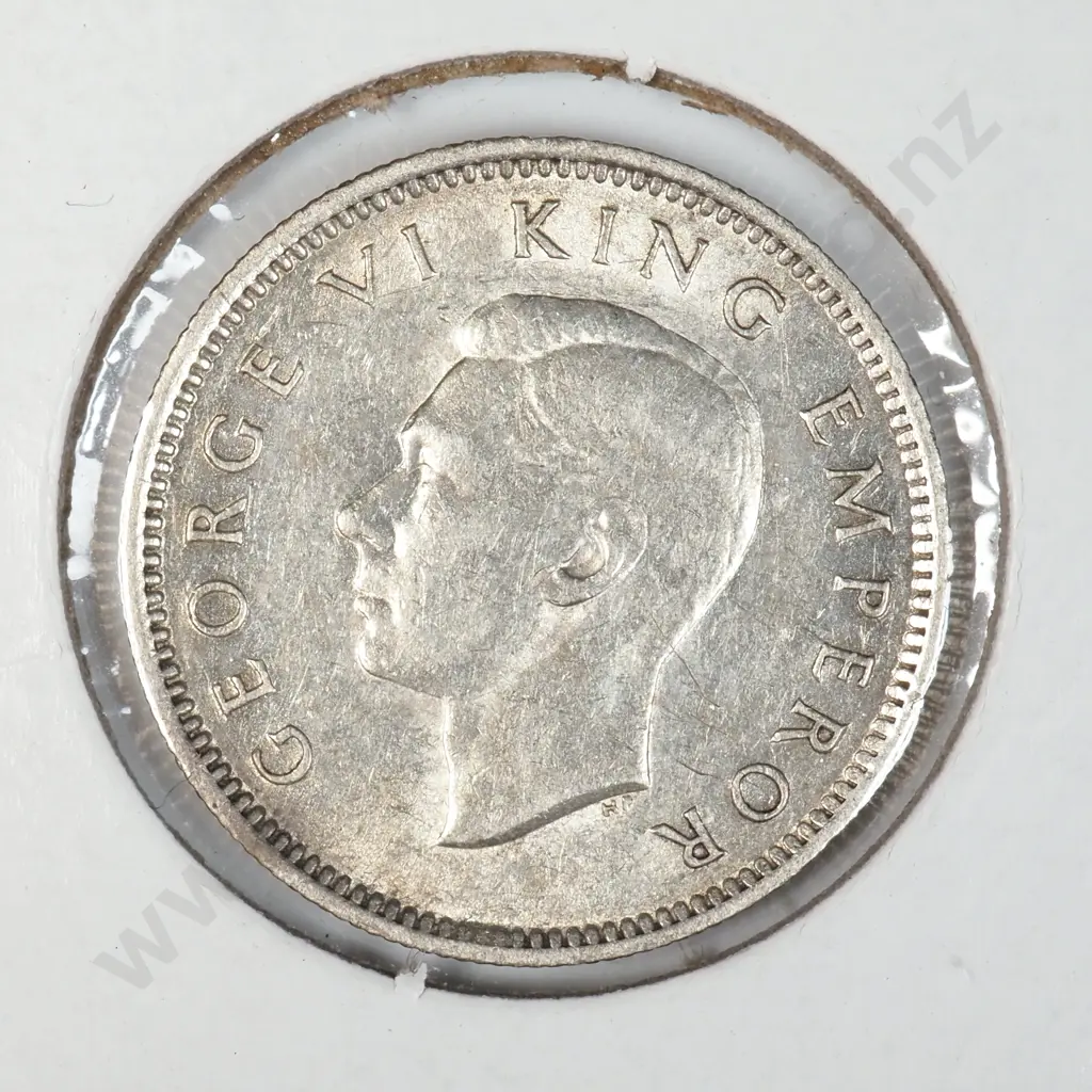 1942 New Zealand Sixpence - Better Grade Image 1++