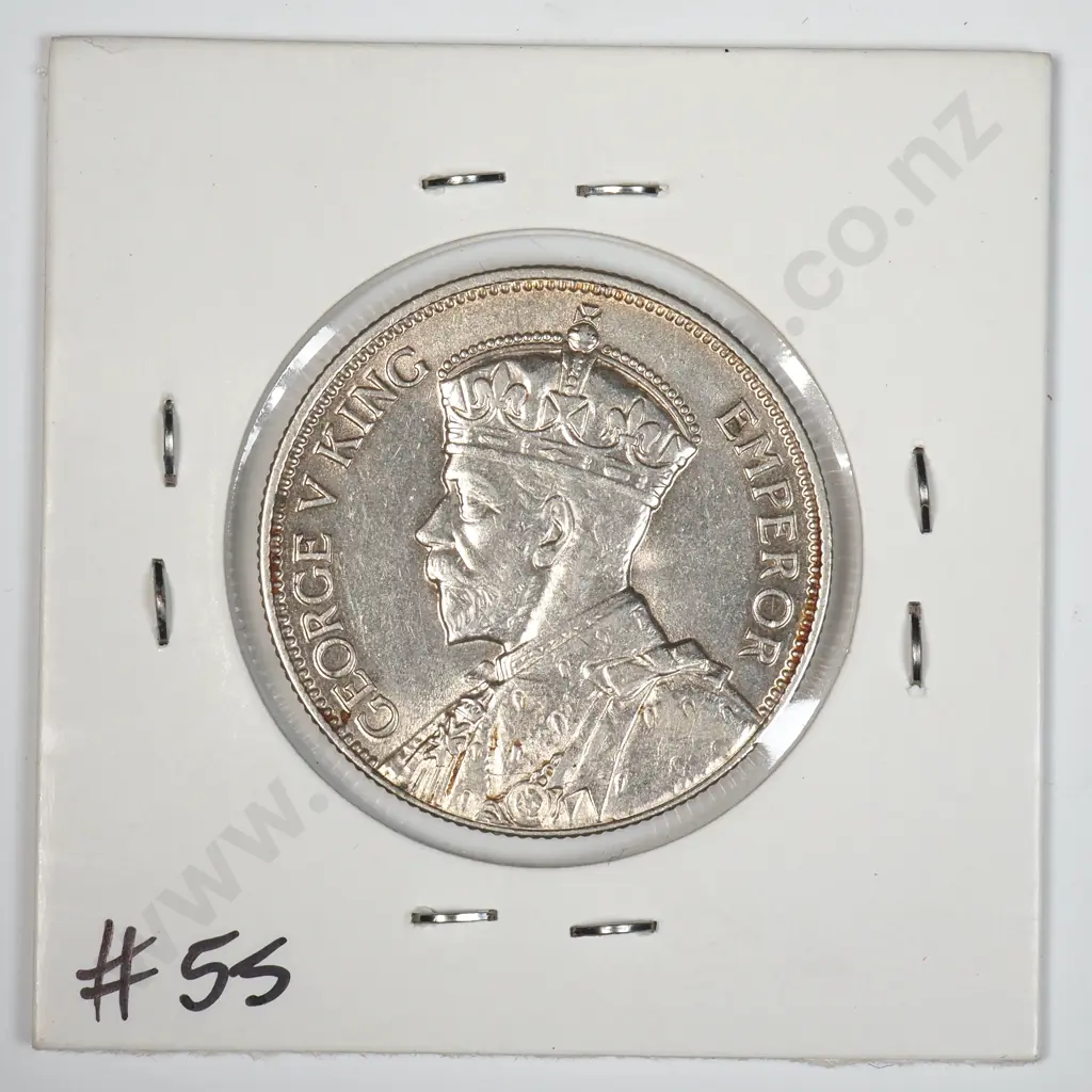 1934 New Zealand Florin Image 1++