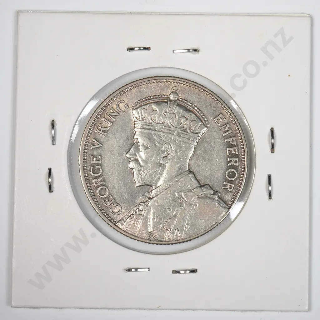 1935 New Zealand Florin Image 1++