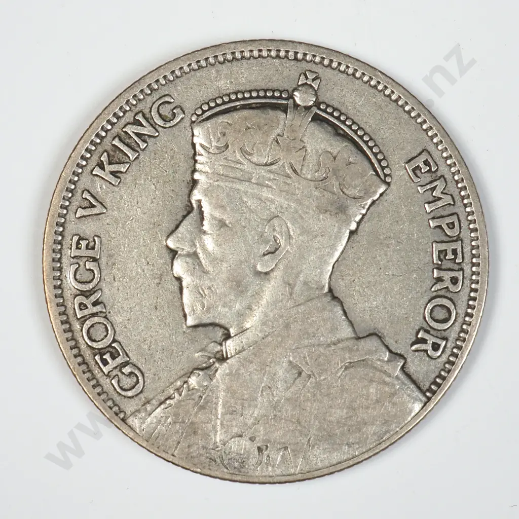 1936 New Zealand Florin Image 1++