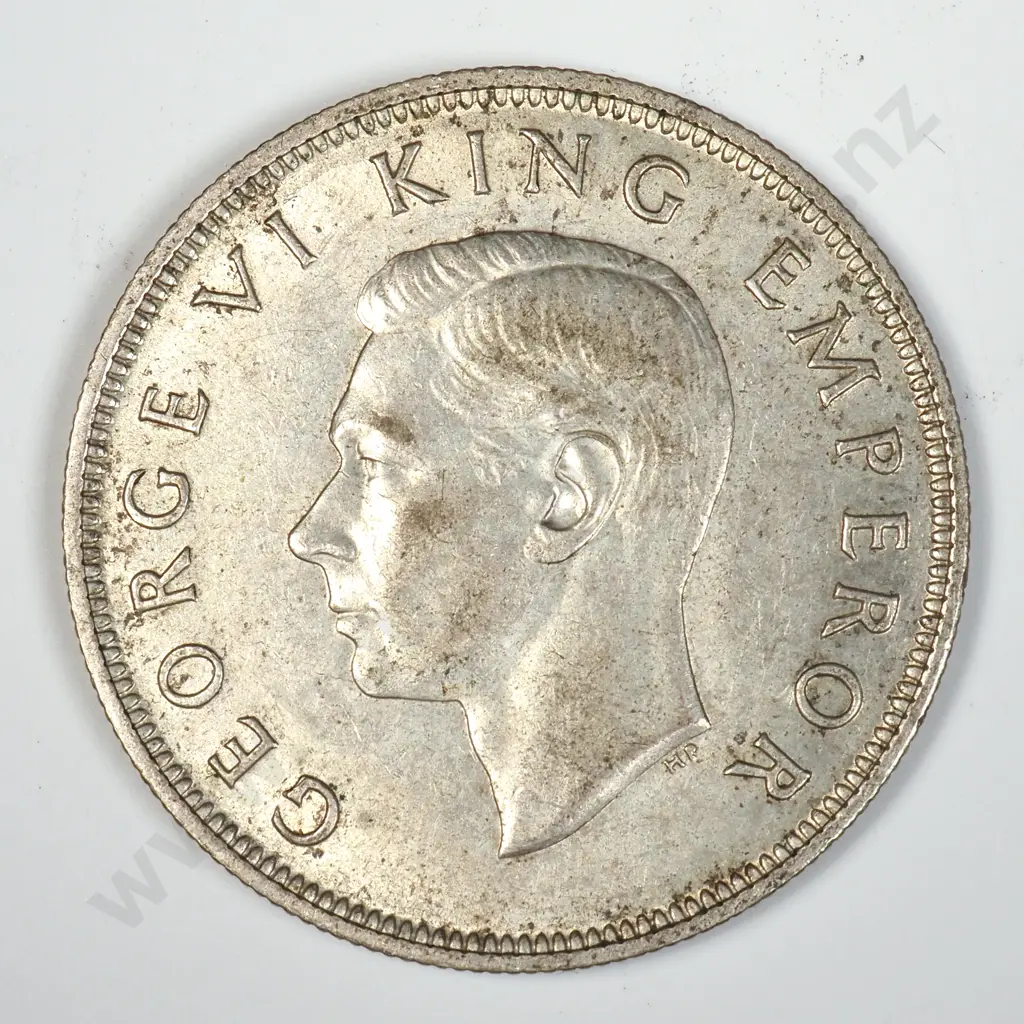 1940 New Zealand Centennial Half Crown Image 1++