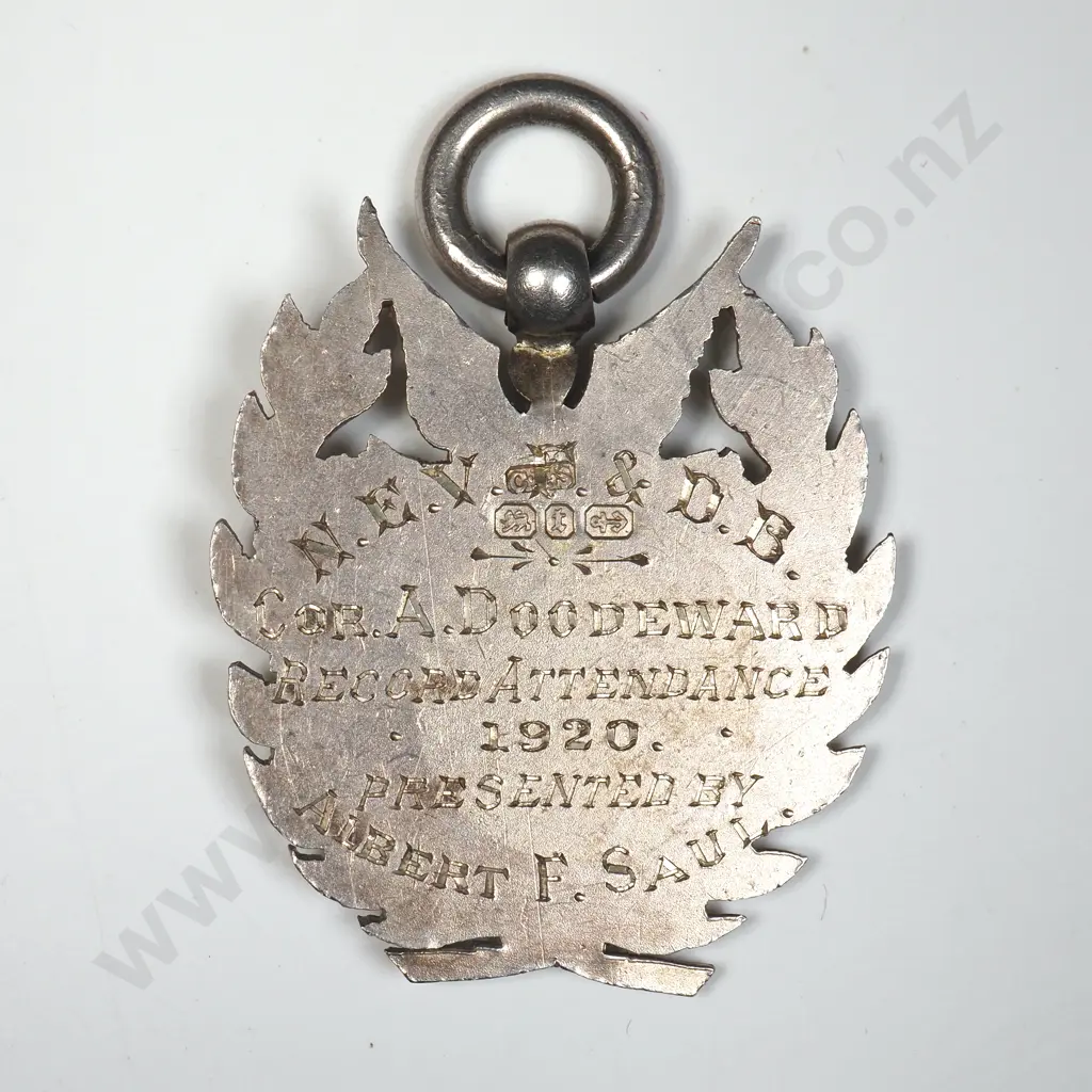 1920 Sterling Silver Prize Medal Image 1++