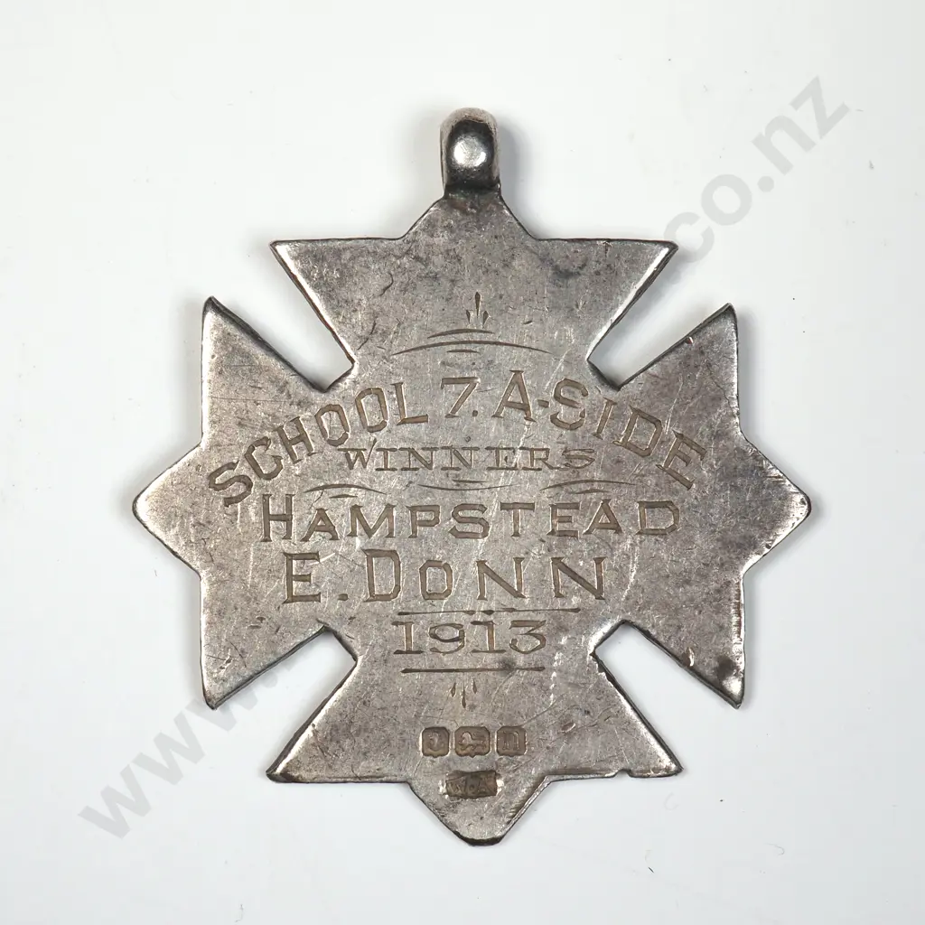 1913 Hampstead Down Prize Medal in Sterling Silver Image 1++