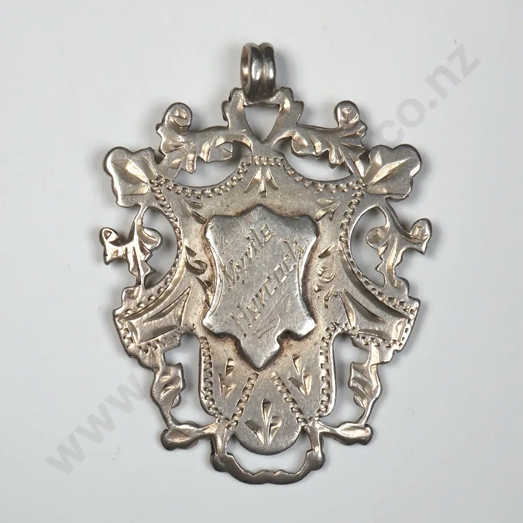 1905 Waihakeke Sterling Silver Prize Medal Image 1++