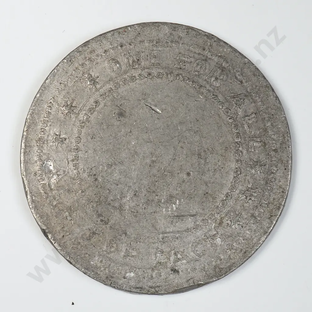 1901 Labour Day Demonstration Lead Token  Image 1++