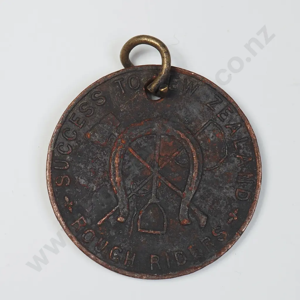 1900 Boer War Rough Riders Medalette  Image 1++