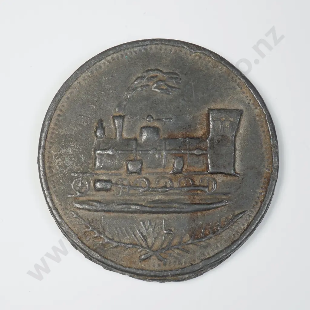 1919 Addington Railway Workshops Peace Token  Image 1++