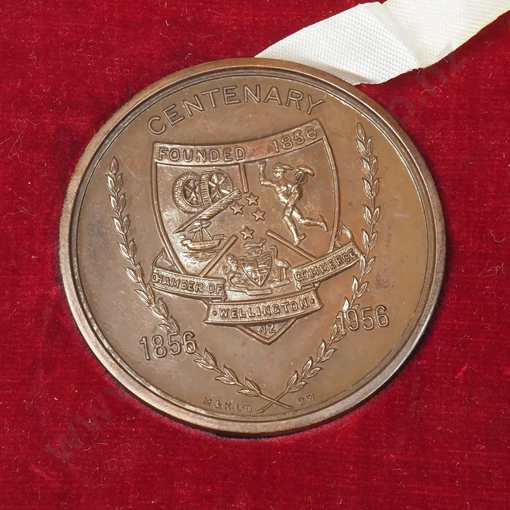 Cased Plimmers Noahs Ark Bronze Medal 1956 Image 1++