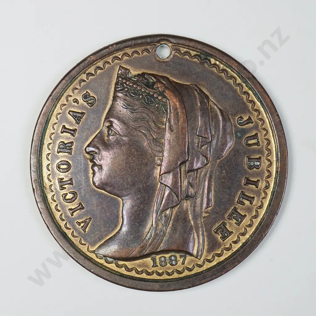 1887 Lyttelton Celebration Medalette Image 1++