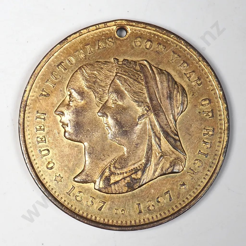 1897 Jubilee Token - Nelsons Celebrations Image 1++