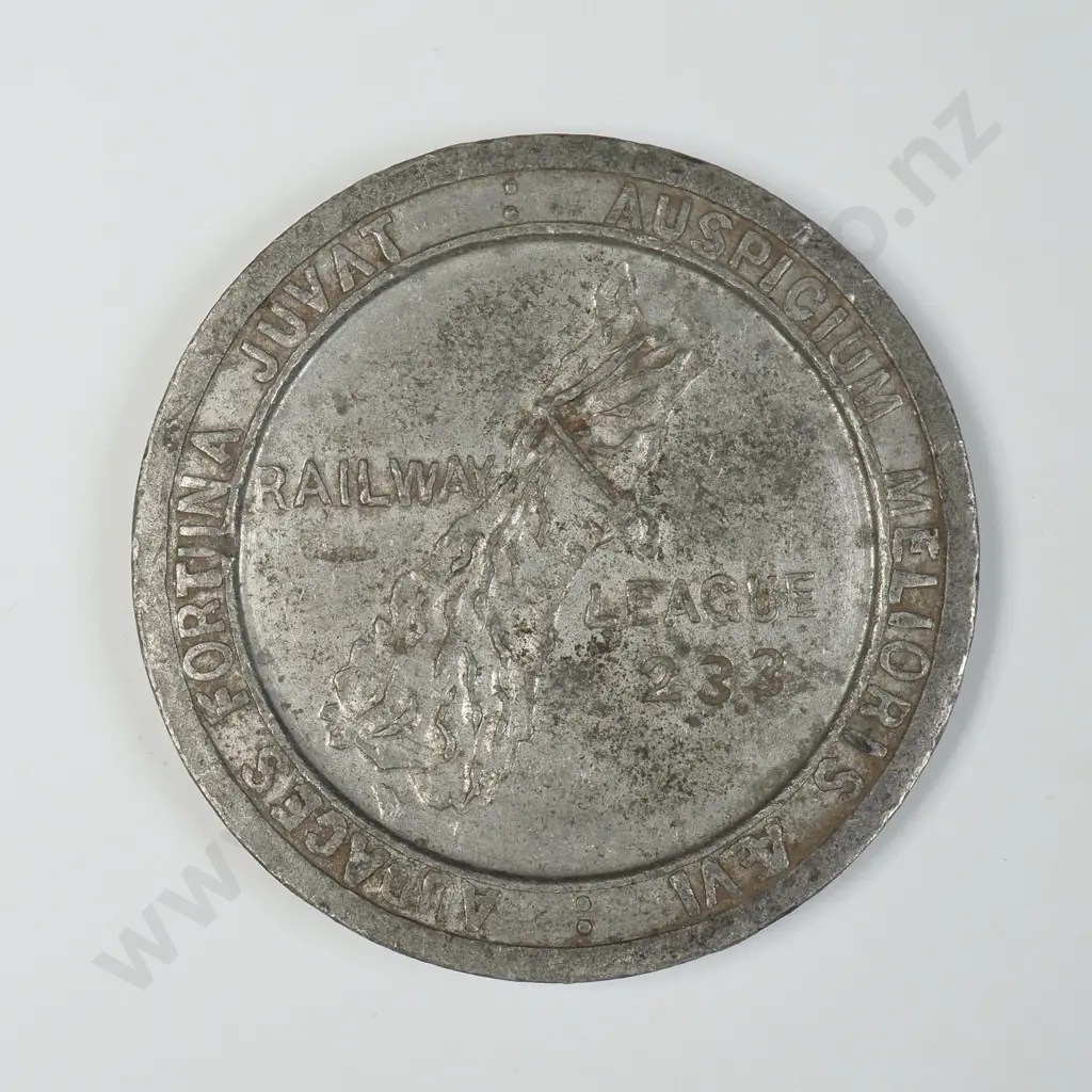 1884 South Island Railway league Medalette Image 1++