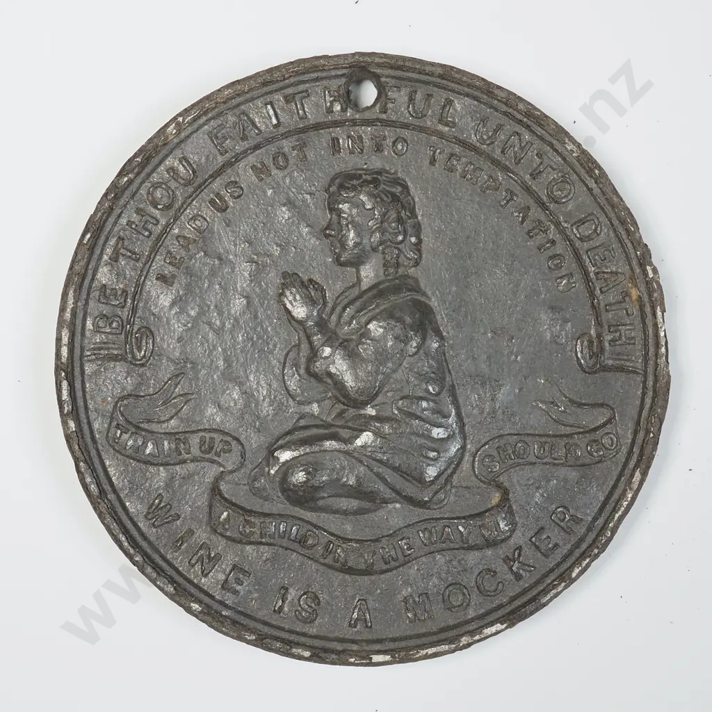 Auckland Hand of Hope Temperance Medal Image 1++
