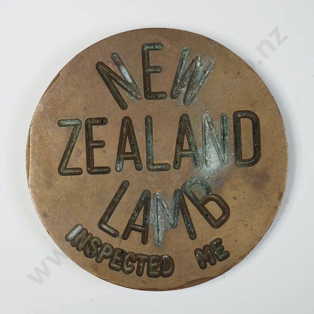New Zealand Lab Inspected Me - Large Brass Medal Image 1++
