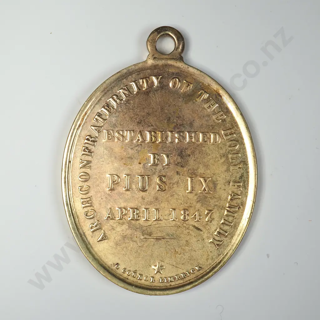 Antique Catholic Religious Pendant Image 1++