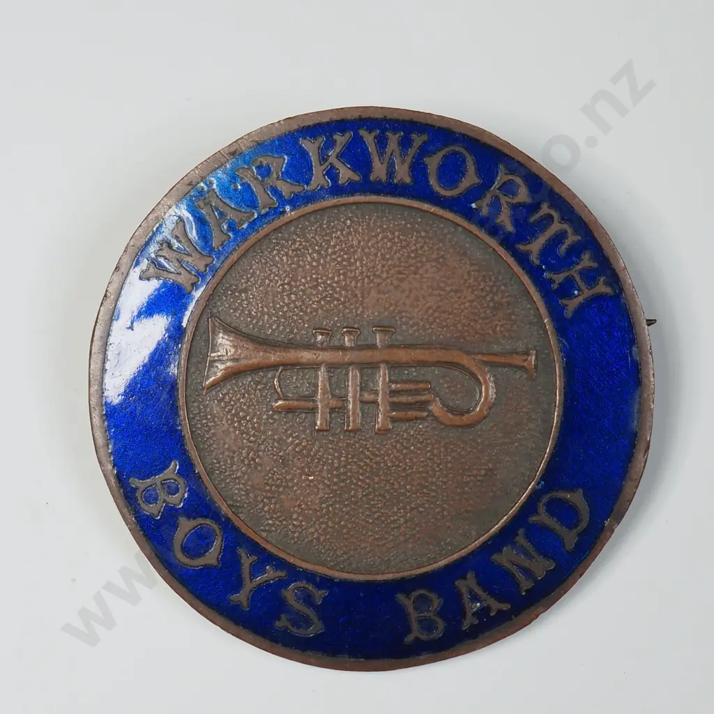 Warkworth Boys Band Enamel Badge Image 1++