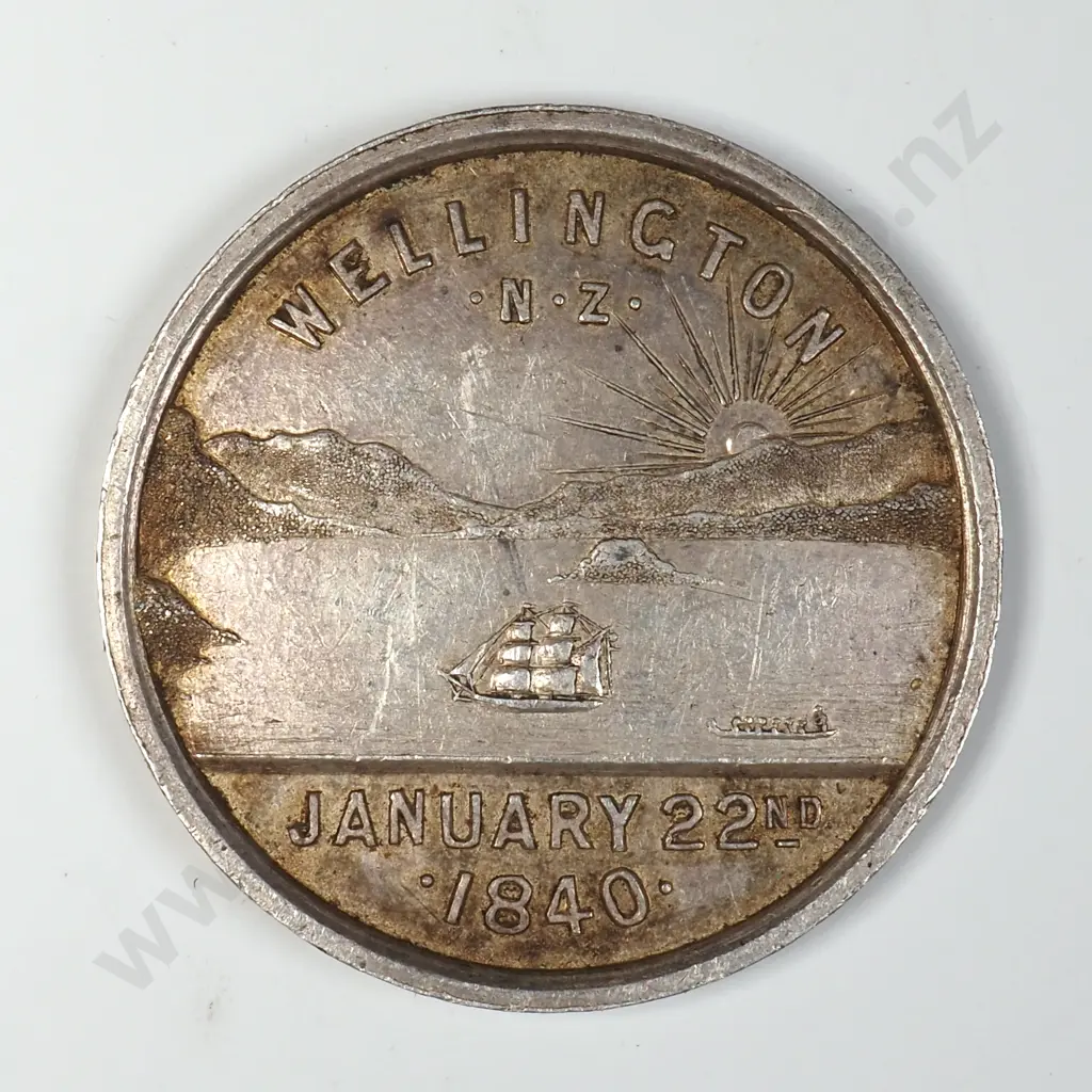 1890 Wellington Commemorative Medal in Silver  Image 1++