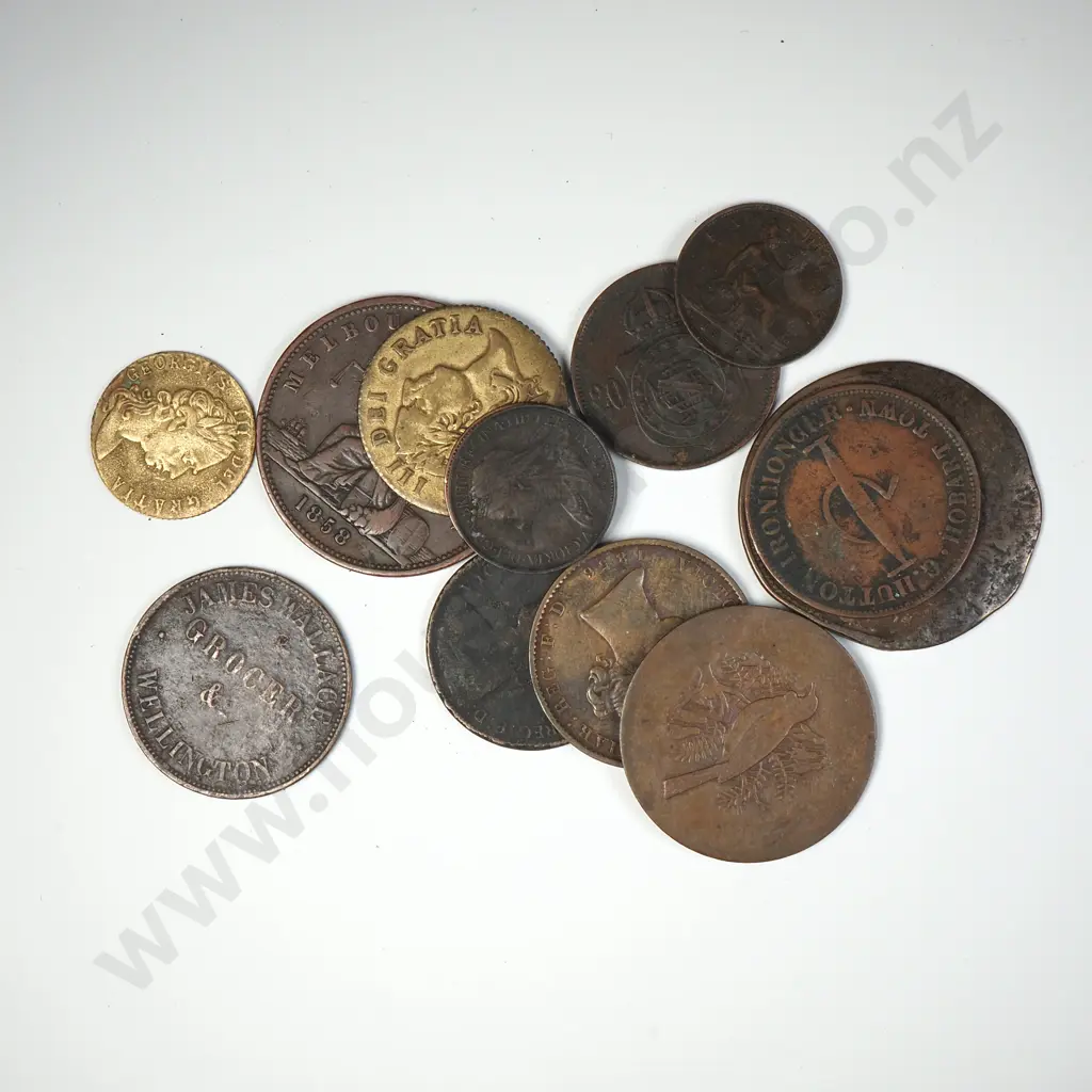 Assorted lot of Interesting Antique Tokens Image 1++
