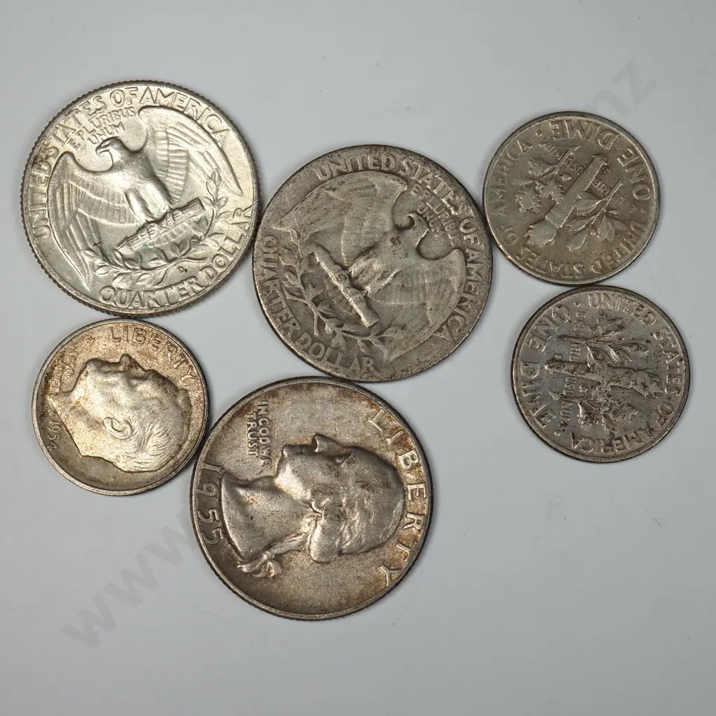 25.9 Grams of United States of America 90% Silver Coinage Image 1++