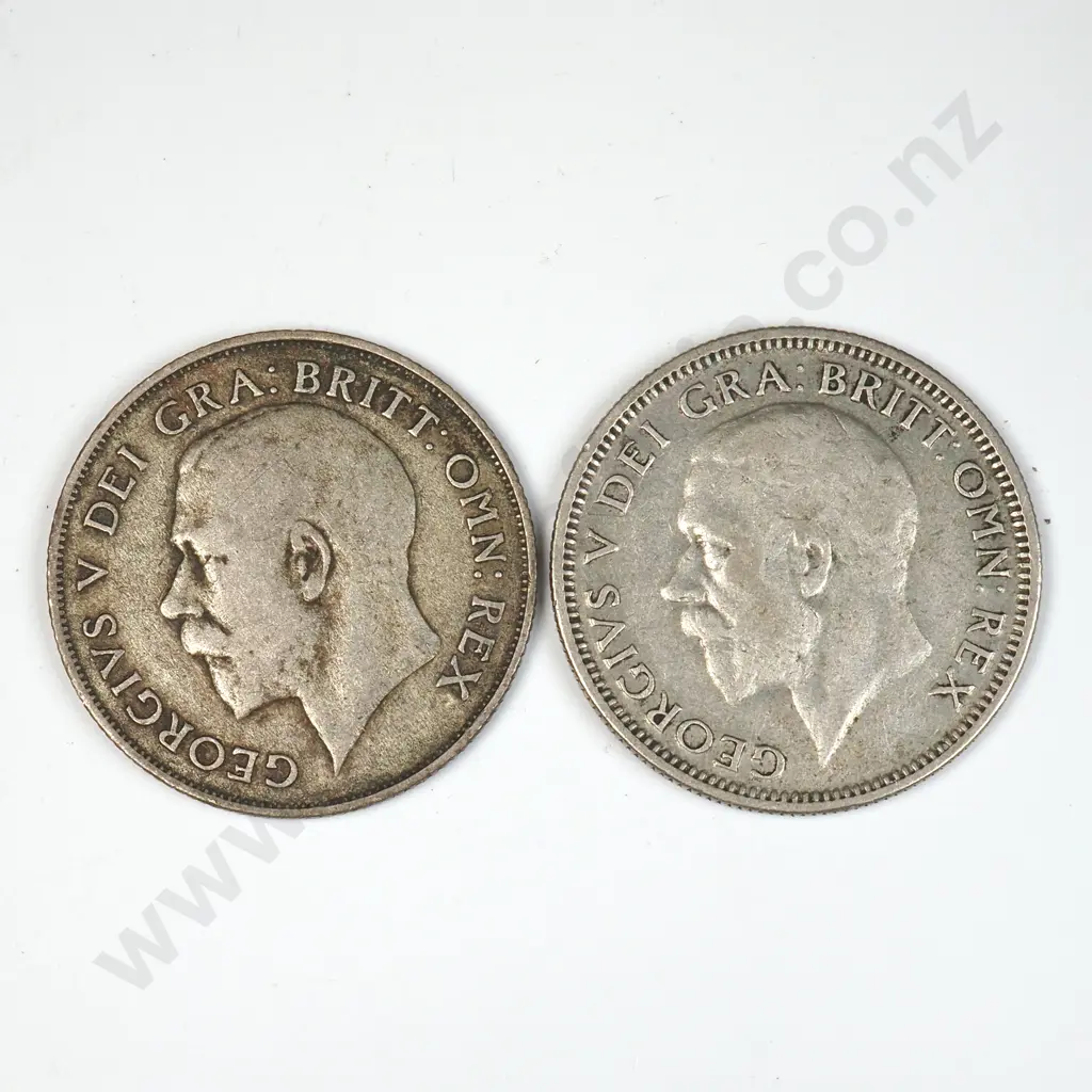 1922 & 1935 United Kingdom Shillings  Image 1++