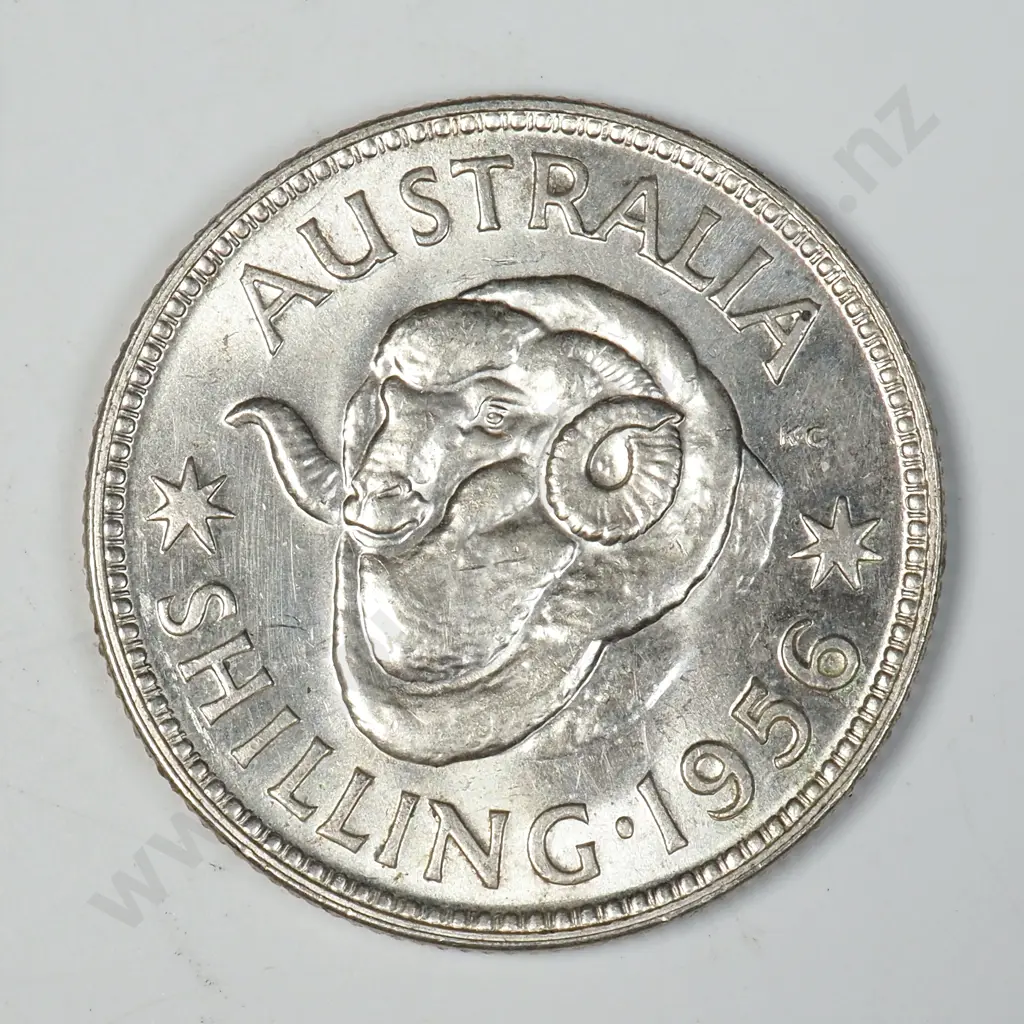 1956 Australia One Shilling - Better Grade Image 1++