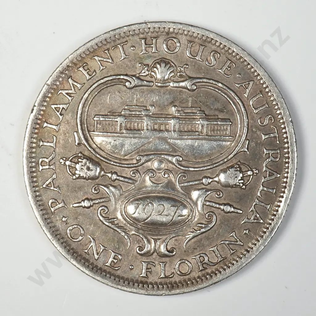 1927 Australia Canberra Florin Image 1++