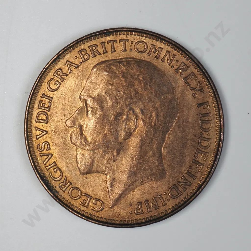 1925 United Kingdom Farthing - AUNC w Mint Lustre  Image 1++