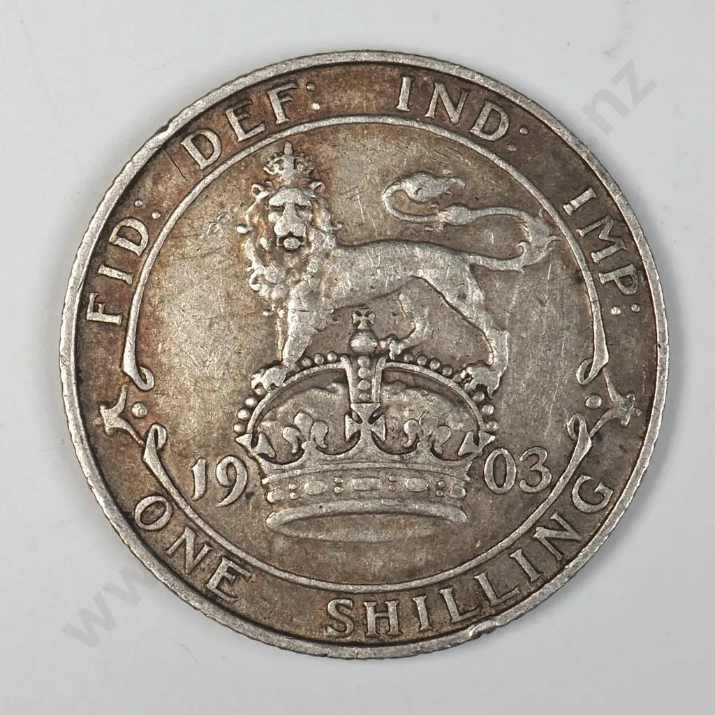 1903 United Kingdom One Shilling Image 1++