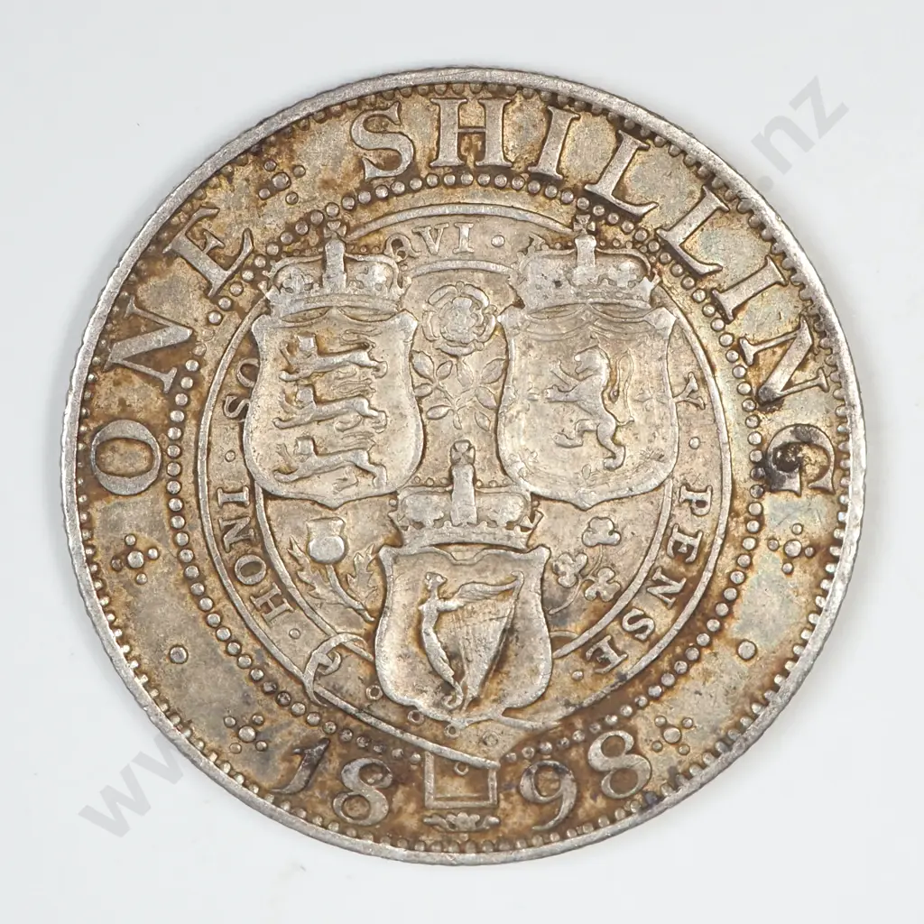 1898 United Kingdom One Shilling Image 1++