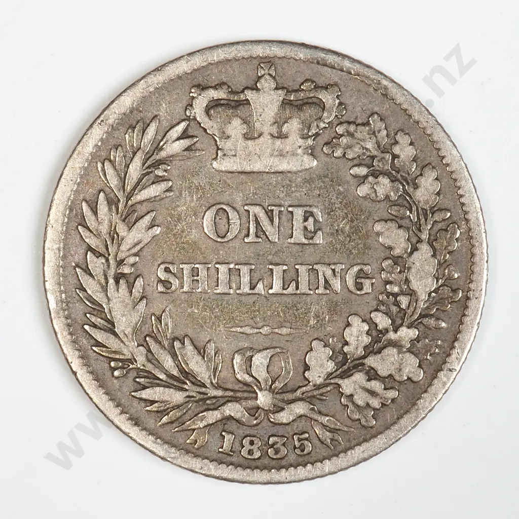 1835 United Kingdom One Shilling Image 1++